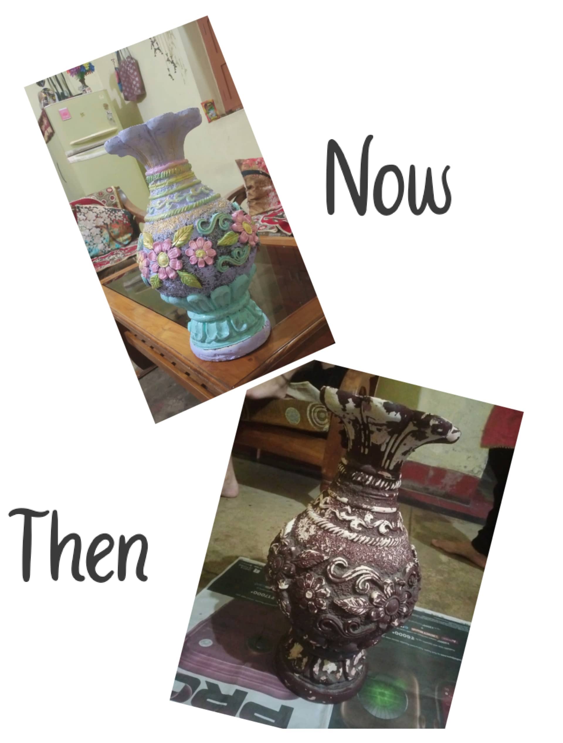Demon Garden — Hand-Painted Decorative Vase