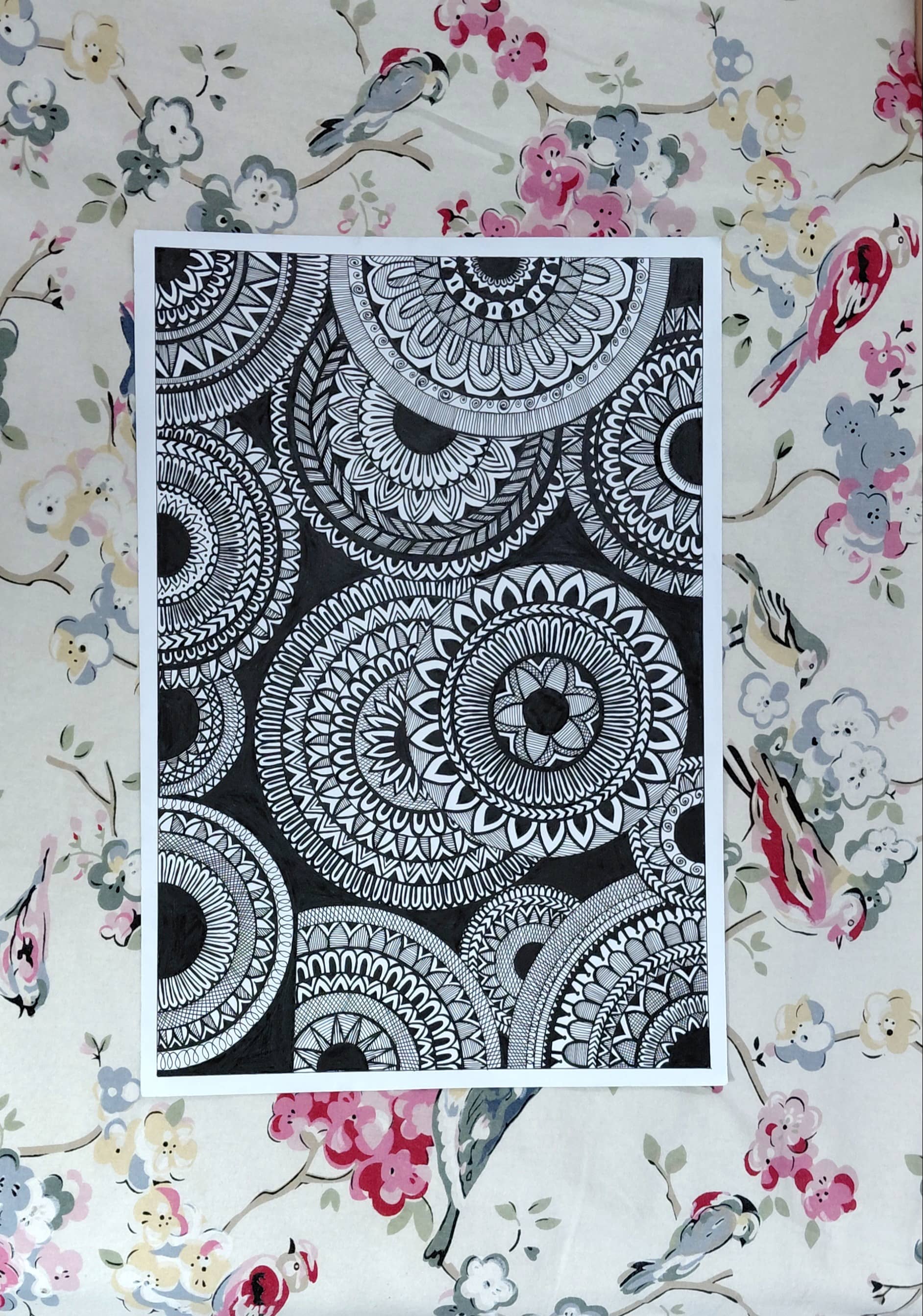 A3 Size Geometric Mandala